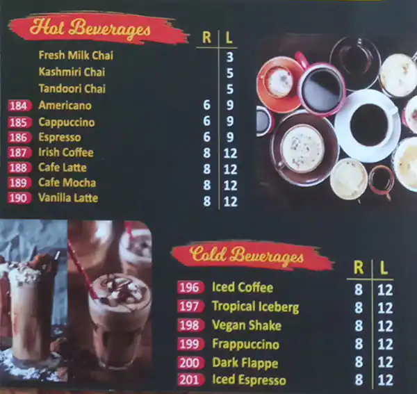 Kathmandu Darbar Restaurant (Handiwalaa) Menu 