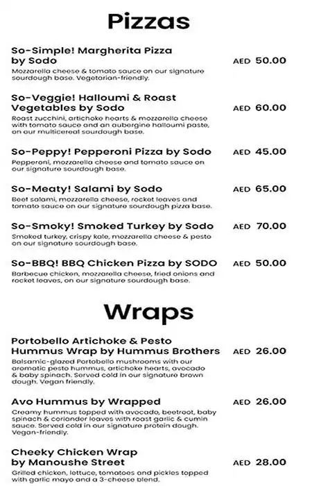 Pick n Pair Menu, Menu for Pick n Pair, University City, Sharjah 