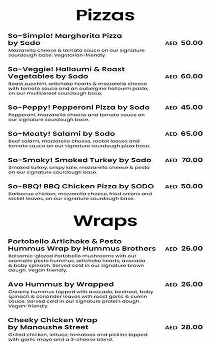 Pick N Pair Menu, Menu for Pick N Pair, Al Tallah, Ajman 