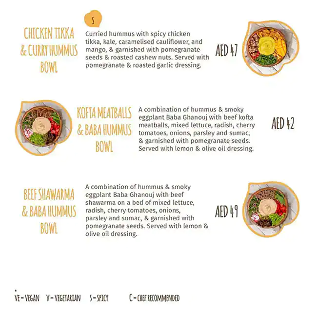 Hummus Brothers Menu, Menu for Hummus Brothers, Najda, Abu Dhabi 