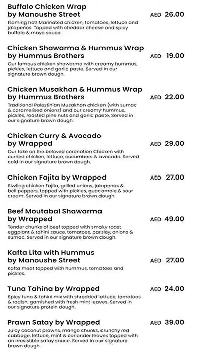 Pick N Pair Menu, Menu for Pick N Pair, Najda, Abu Dhabi 