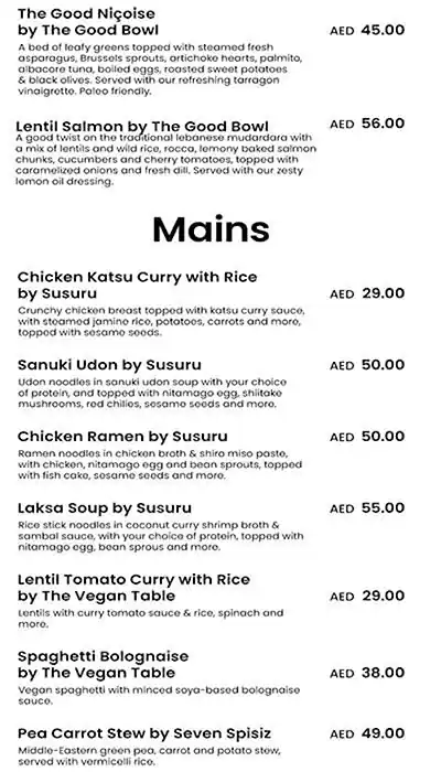 Pick N Pair Menu, Menu for Pick N Pair, Baniyas, Abu Dhabi 