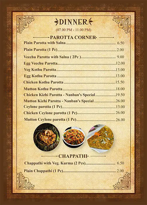 Nanbans Restaurant Menu, Menu for Nanbans Restaurant, Al Bustan, Ajman 