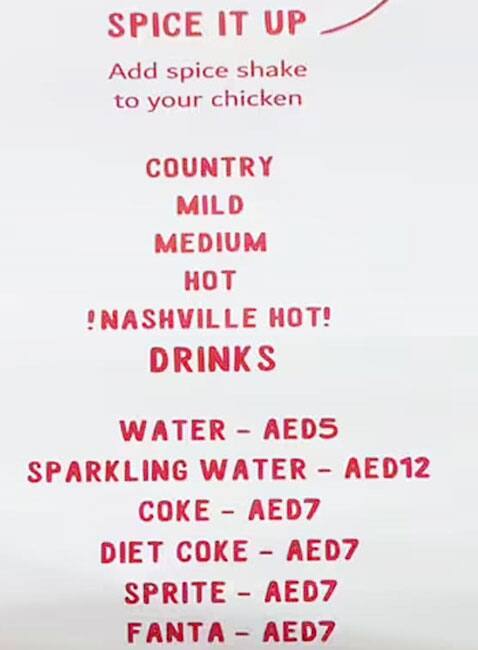 Chick N Co. Menu, Menu for Chick N Co., Industrial Area, Sharjah 