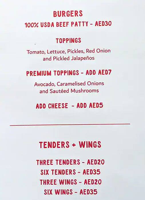 Chick'N Co Menu, Menu for Chick'N Co, Al Jurf, Ajman 