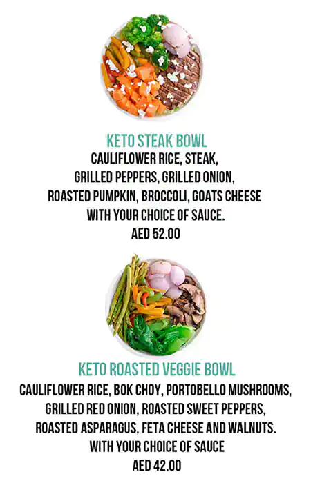 Keto and Co Menu, Menu for Keto and Co, Al Jurf, Ajman 