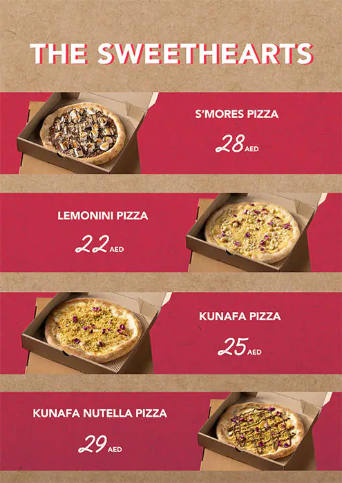 Society Pizza Menu, Menu for Society Pizza, Al Majaz, Sharjah 