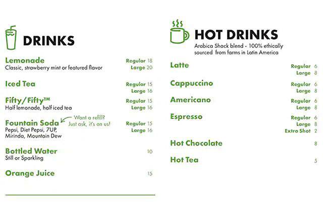 Shake Shack Menu, Menu for Shake Shack, Industrial Area, Sharjah 