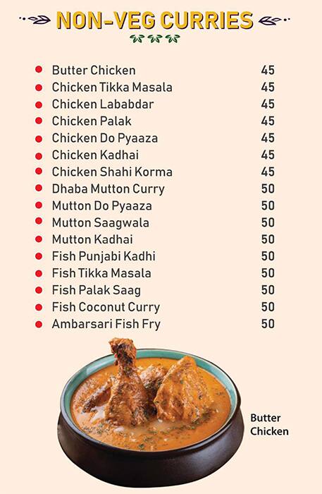 Street Foods by Punjab Grill Menu 