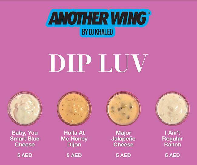 Another Wing by DJ Khaled Menu 