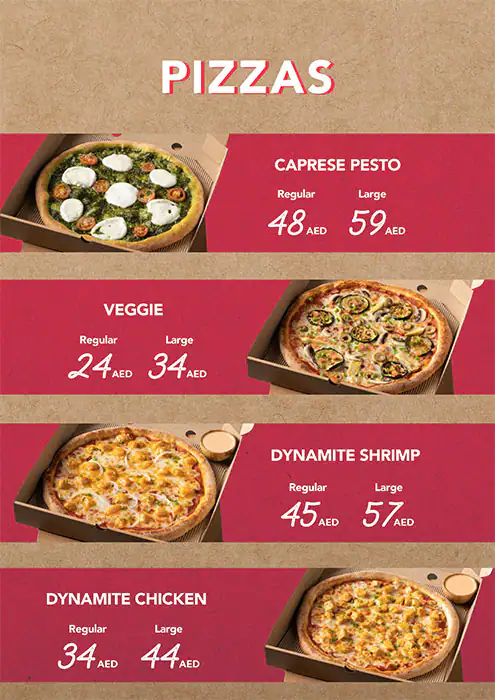 Society Pizza Menu, Menu for Society Pizza, Baniyas, Abu Dhabi 