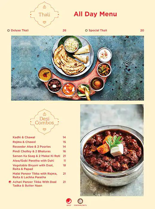 Chhappan Bhog Menu, Menu for Chhappan Bhog, Abu Shagara, Sharjah 