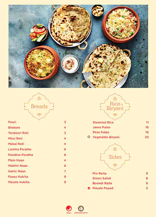 Chhappan Bhog Menu, Menu for Chhappan Bhog, Abu Shagara, Sharjah 