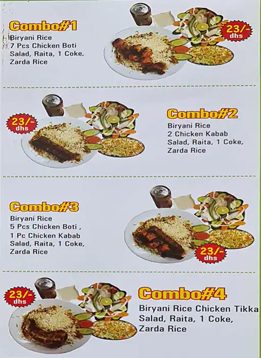 Bait Karachi & Delhi Biryani Menu 