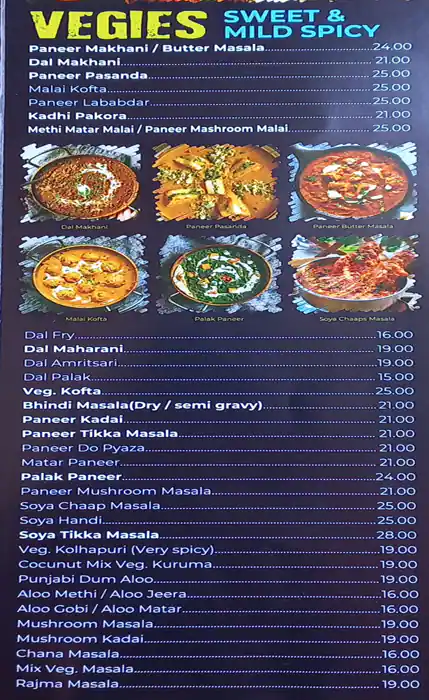 Delicious Corner Restaurant Menu 