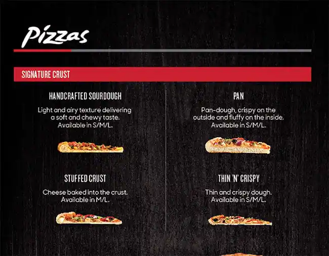 Pizza Hut - بيتزا هت Menu, Menu for Pizza Hut - بيتزا هت, Halwan Suburb, Sharjah 