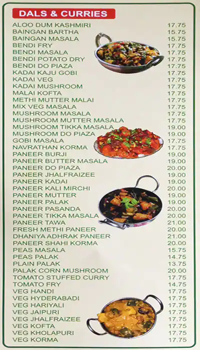 Amrutha Restaurant Menu, Menu for Amrutha Restaurant, Al Ghuwair, Sharjah 