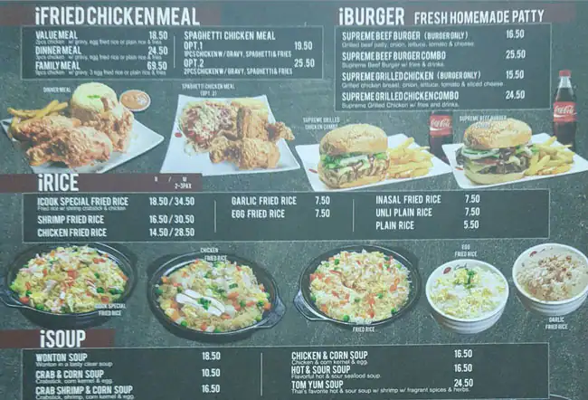 Icook Menu, Menu for Icook, Al Nahda, Sharjah 