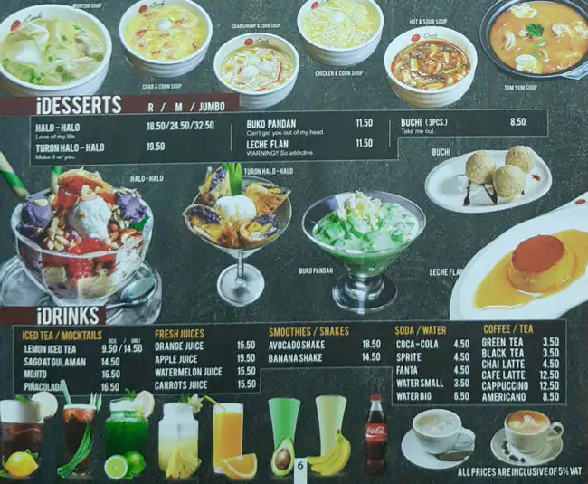 Icook Menu, Menu for Icook, Al Nahda, Sharjah 