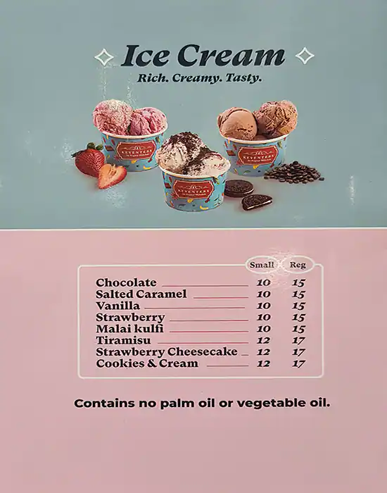 Keventers - The Original Milkshake Menu 