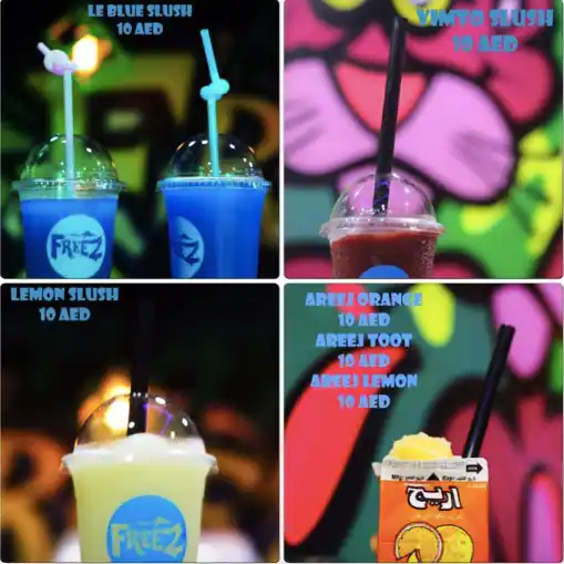 Freez Menu, Menu for Freez, Wasit Suburb, Sharjah 