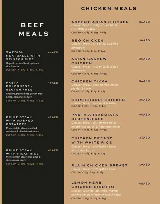 iHealthy Menu, Menu for iHealthy, University City, Sharjah 