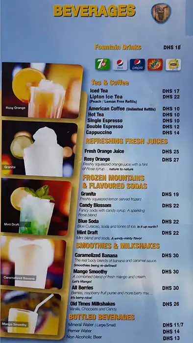 Fuddruckers Menu, Menu for Fuddruckers, Marina Village, Abu Dhabi 