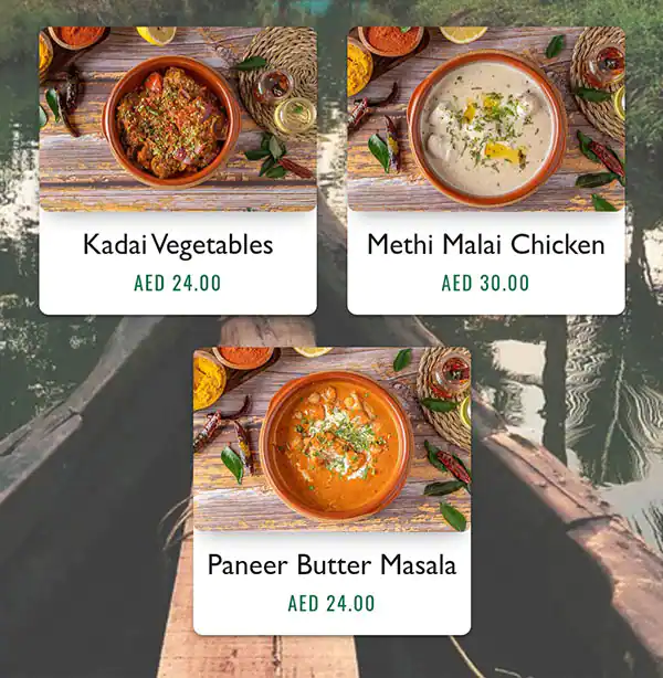 Nalukettu Menu, Menu for Nalukettu, Al Markaziya, Abu Dhabi 