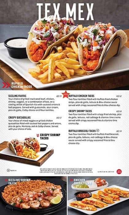 TGI Fridays Menu, Menu for TGI Fridays, Al Wahda, Abu Dhabi 