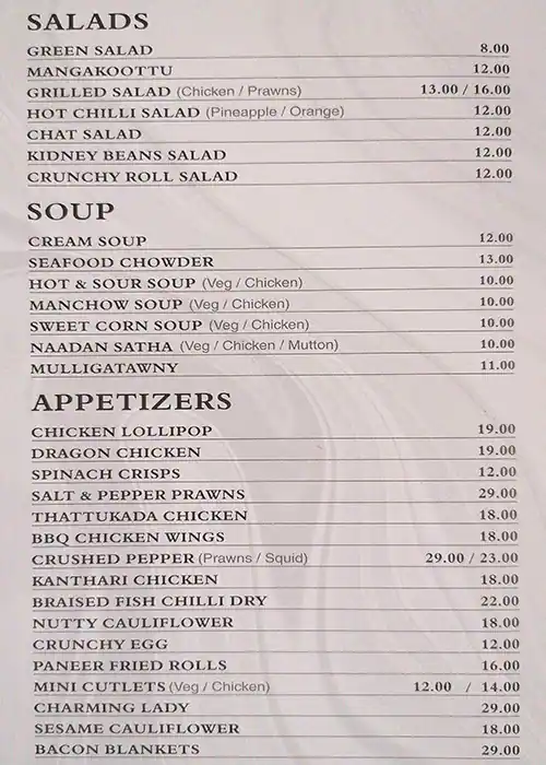 Ruchi Menu, Menu for Ruchi, Al Markaziya, Abu Dhabi 