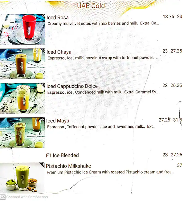 Il Caffe Di Roma Menu, Menu for Il Caffe Di Roma, Al Khalidiya, Abu Dhabi 