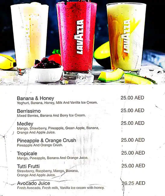 Il Caffe Di Roma Menu, Menu for Il Caffe Di Roma, Al Khalidiya, Abu Dhabi 