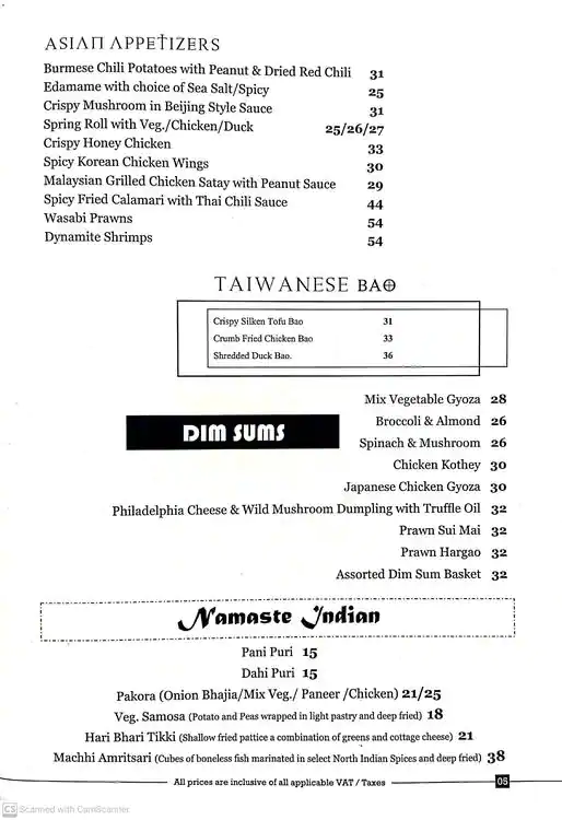 Kwality Menu, Menu for Kwality, Al Maryah Island, Abu Dhabi 