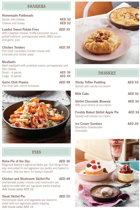 Magnolia Bakery Menu, Menu for Magnolia Bakery, Al Maryah Island, Abu Dhabi 