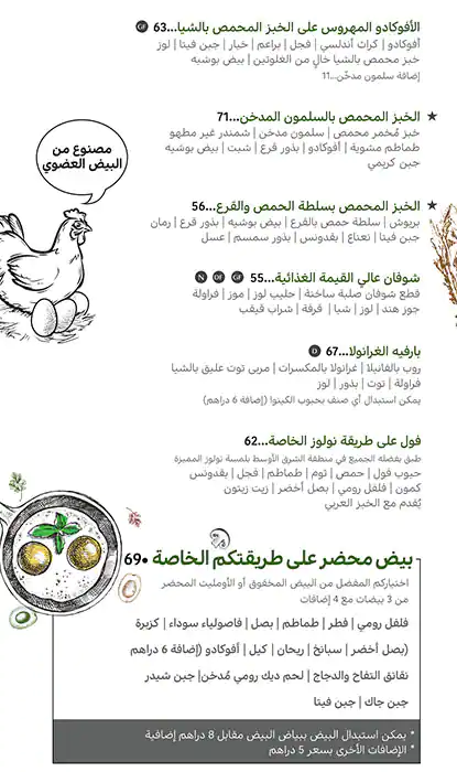 Nolu's Downtown Menu, Menu for Nolu's Downtown, Al Maryah Island, Abu Dhabi 