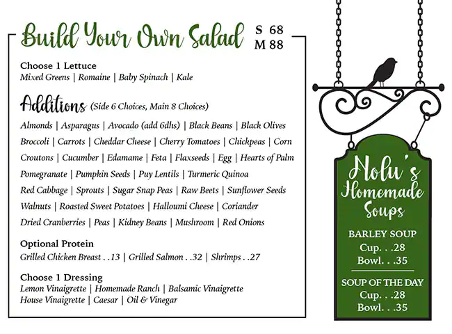 Nolu's Downtown Menu, Menu for Nolu's Downtown, Al Maryah Island, Abu Dhabi 