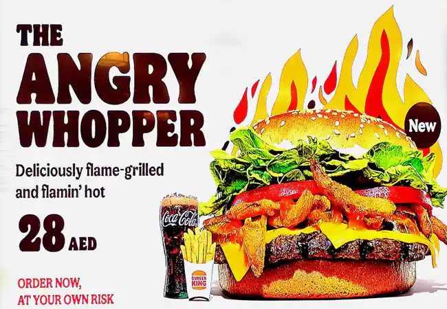 Burger King Menu, Menu for Burger King, Al Shahama, Abu Dhabi 