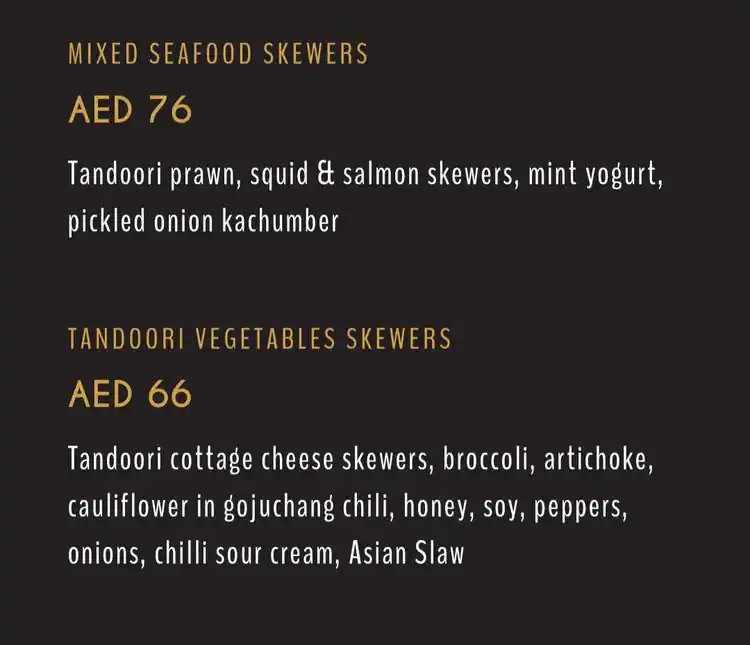 Smoking Doll Menu, Menu for Smoking Doll, Al Reem Island, Abu Dhabi 