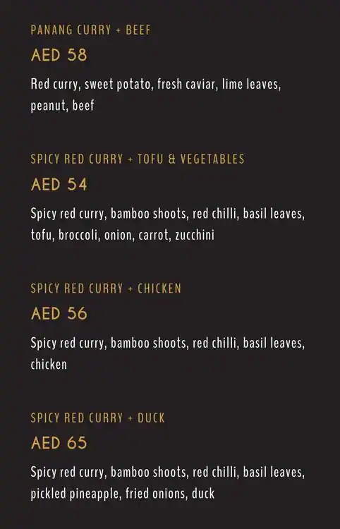 Smoking Doll Menu, Menu for Smoking Doll, Al Reem Island, Abu Dhabi 