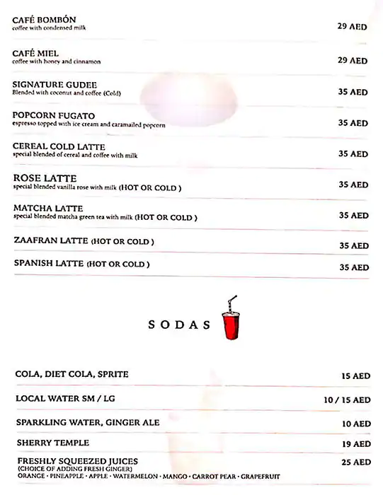 Gudee Pizza & Cafe Menu, Menu for Gudee Pizza & Cafe, Al Dhafrah, Abu Dhabi 