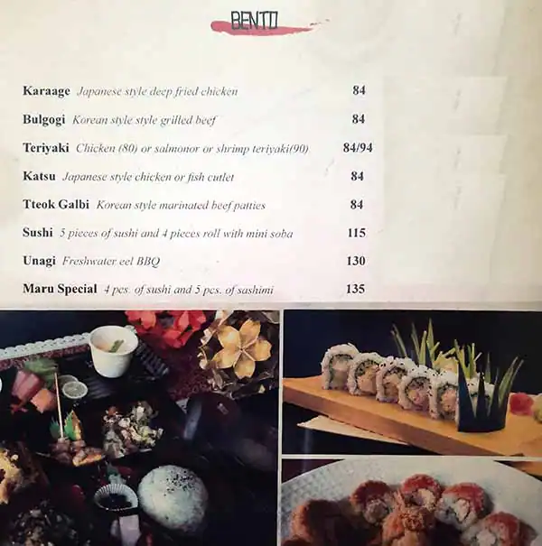 Sushi Maru Menu, Menu for Sushi Maru, Al Mushrif, Abu Dhabi 