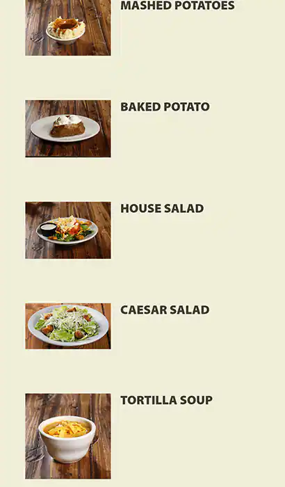 Texas Roadhouse - تكساس رودهاوس Menu 