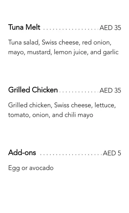 Bagel Factory Menu, Menu for Bagel Factory, Al Markaziya, Abu Dhabi 