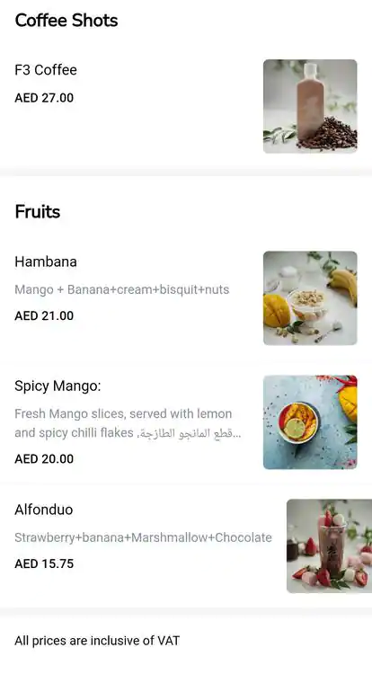 Just Fresh Juice Menu, Menu for Just Fresh Juice, Al Khalidiya, Abu Dhabi 