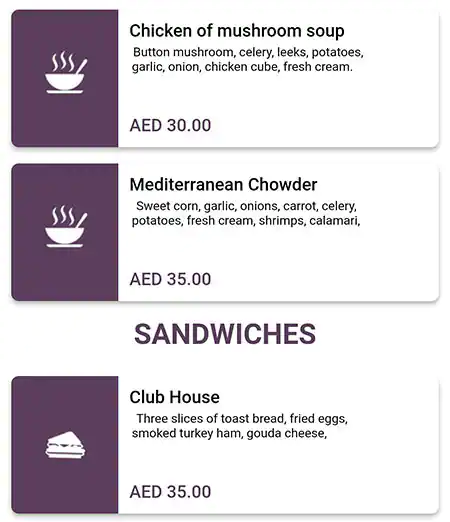 Mezzahto Menu, Menu for Mezzahto, Tourist Club Area (Al Zahiyah), Abu Dhabi 