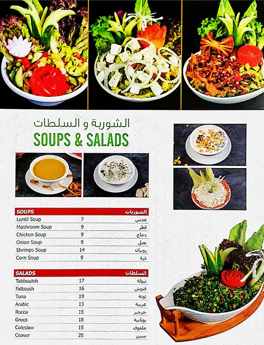 Sham Flowers Restaurant Menu, Menu for Sham Flowers Restaurant, Mussafah Sanaiya, Abu Dhabi 