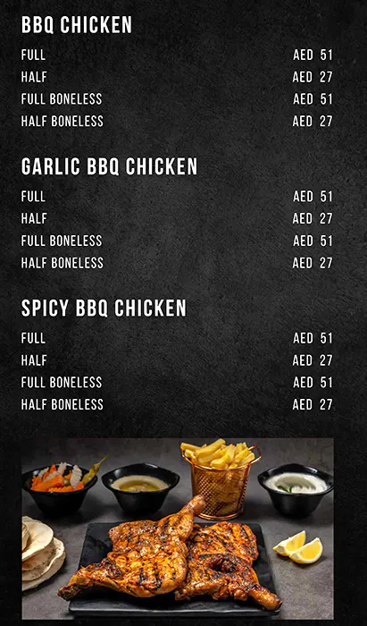 Maroosh Menu, Menu for Maroosh, Al Dhafrah, Abu Dhabi 