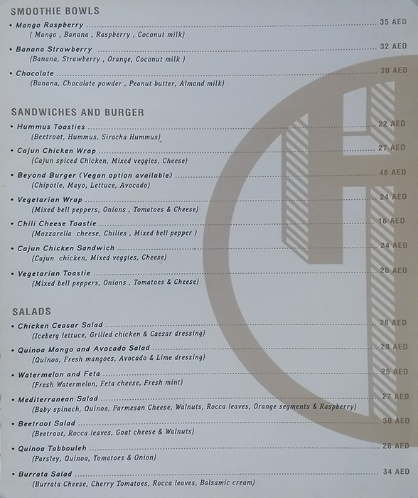 House Of Handsome Restaurant Menu